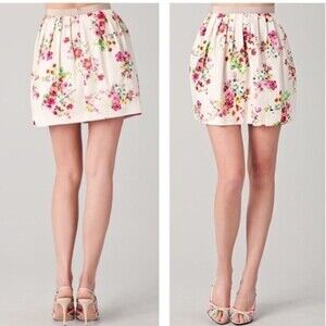 Brose Kleiner Full Floral Mini Skirt Size 8